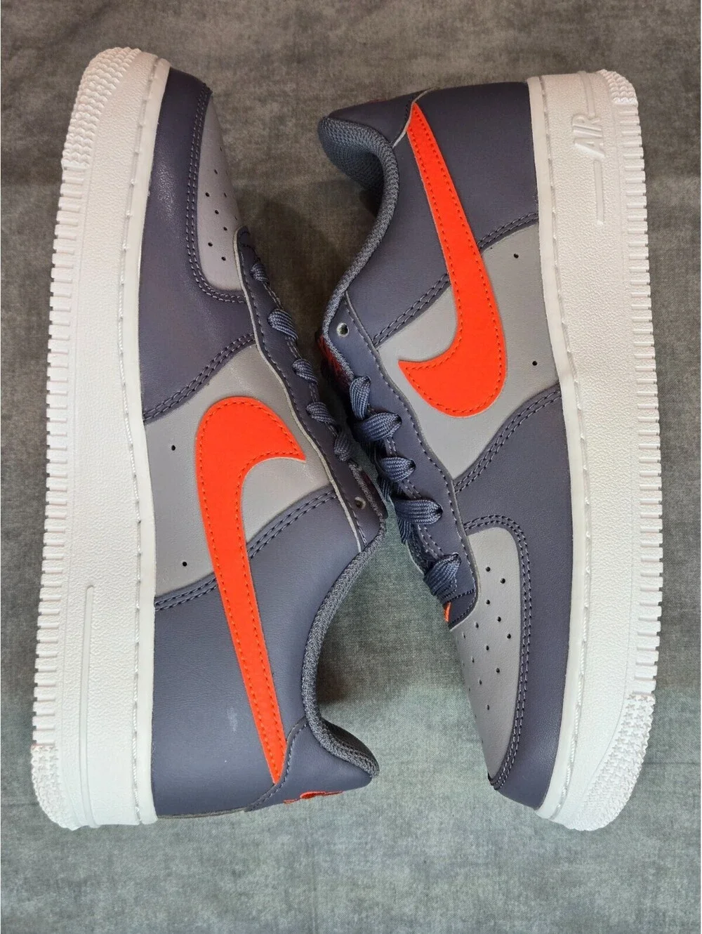 Nike Air Force 1 - Cement Grey / Team Orange (CT3839-008) Youth 5Y / Women's 6.5